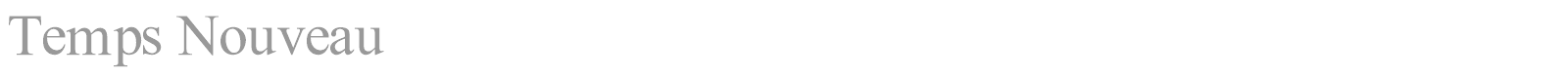 Temps Nouveau font preview